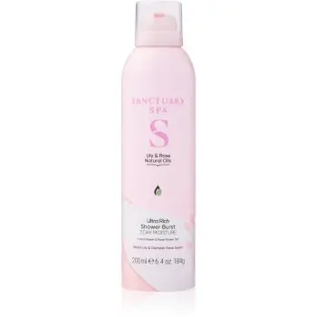 Sanctuary Spa Lily & Rose Natural Oils spumă pentru duș cu efect de nutritiv