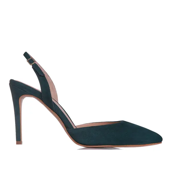 Sandale Alice Piele Intoarsa, Verzi - 41.5 / 11 cm