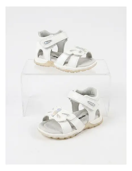 Sandale apawwa fluture little one alb