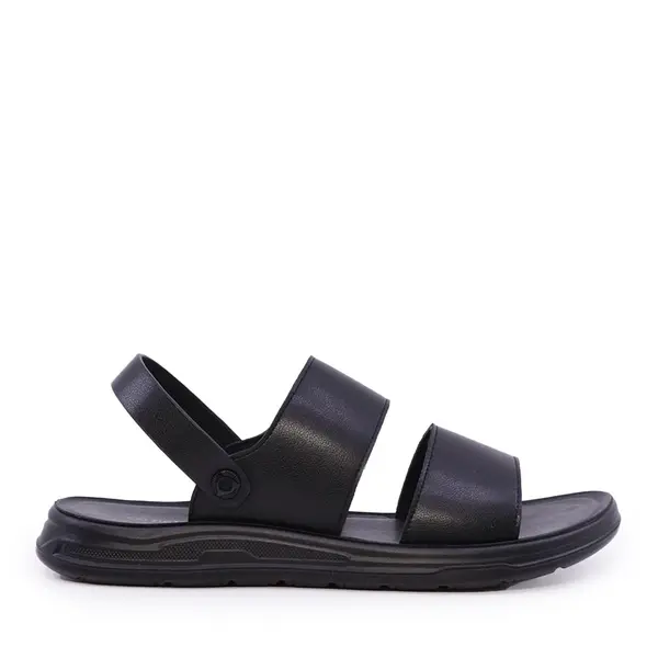 Sandale bărbați Benvenuti negre din piele 3859BS615N