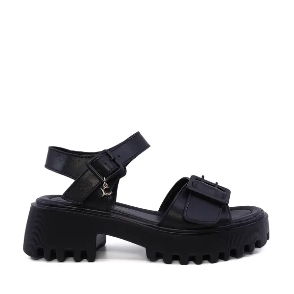 Sandale chunky femei Luca di Gioia negre din piele 1299DS1110N