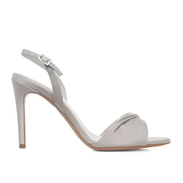 Sandale Cleo Satin, Varf Rotund, Vanilla Haze - 38 / 9.5 cm