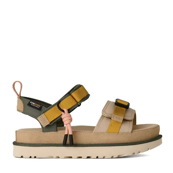 Sandale cu platformă femei UGG Goldenstar Wildwood sand castle 2391DS1180070BE