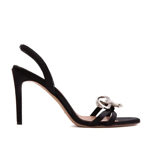 Sandale Defne Satin, Negre - 42 / 9.5 cm