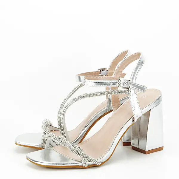 Sandale elegante argintii H8-292 125