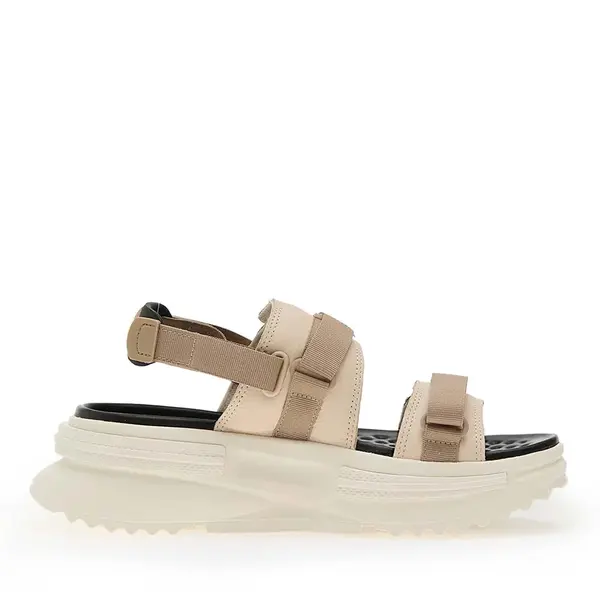 Sandale femei Converse RUN STAR UTILITY SANDAL CX bej din piele și textil 2949DS15096BE