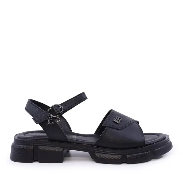 Sandale femei Luca di Gioia negre din piele 1299DS6700N