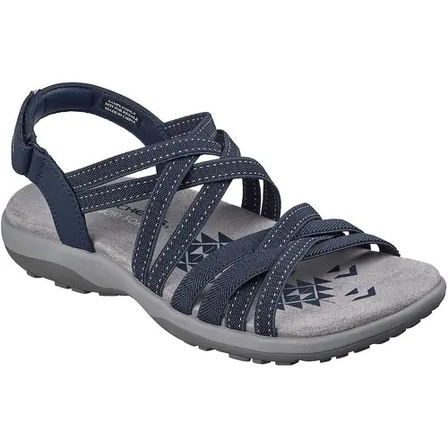 Sandale femei Skechers Reggae Slim - Summer Getaway 163571-NVY
