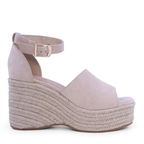 Sandale femei Solo Donna bej cu platformă 1167DS1310VBE