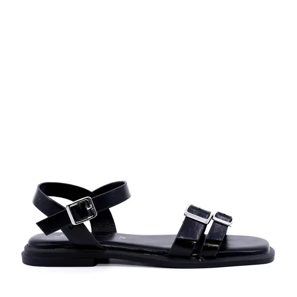Sandale femei Solo Donna negre cu barete reglabile 2541DS1951N