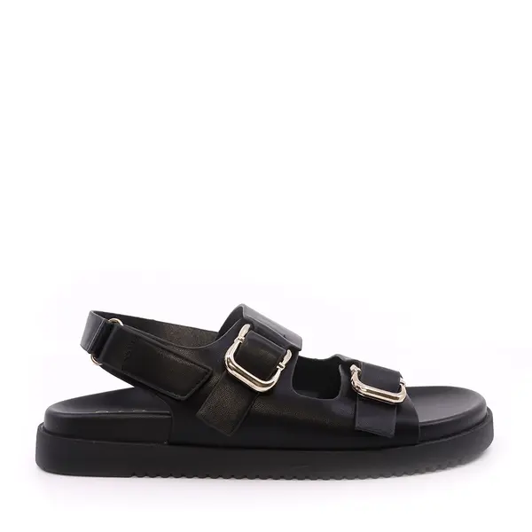 Sandale femei Solo Donna negre cu elemente deco 2549DS8981N