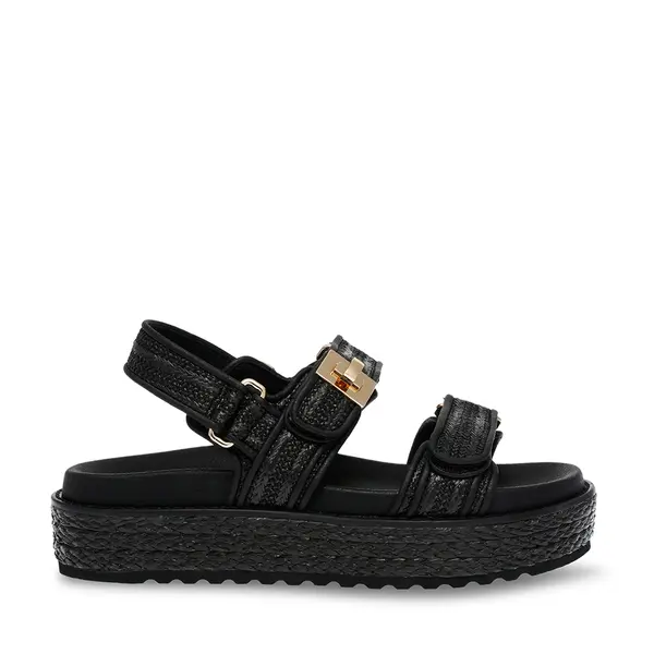Sandale femei Steve Madden negre cu talpă groasă 1469DSBIGMONAN