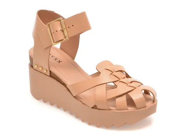 Sandale GRYXX maro, 353002, din piele naturala