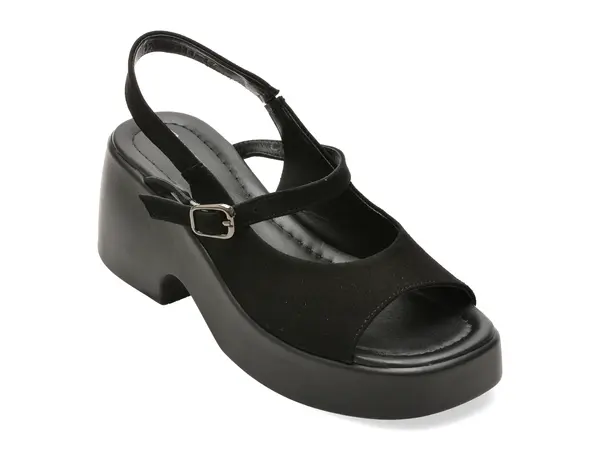 Sandale GRYXX negre, 1766211, din piele intoarsa