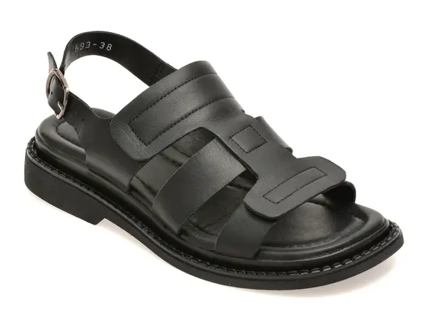 Sandale GRYXX negre, 2311514, din piele naturala