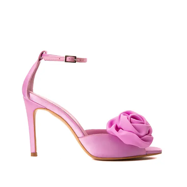 Sandale Lia Satin, Lila - 38 / 9.5 cm - Subtire