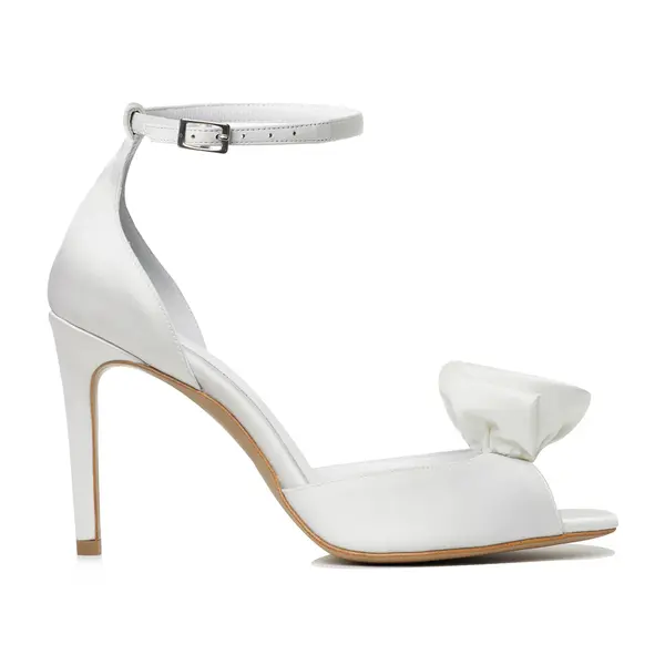 Sandale Sara Satin, Alb - 34 / 9.5 cm