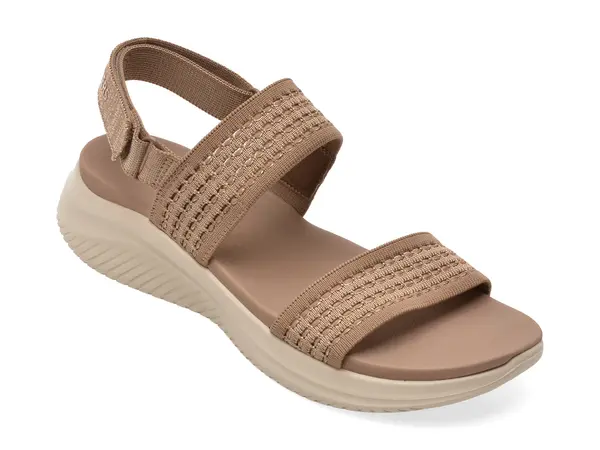 Sandale SKECHERS gri, KZULTRA FLEX 3.0, din material textil