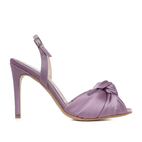 Sandale Sofia Satin, Mov-Lavanda - 38 / 9.5 cm