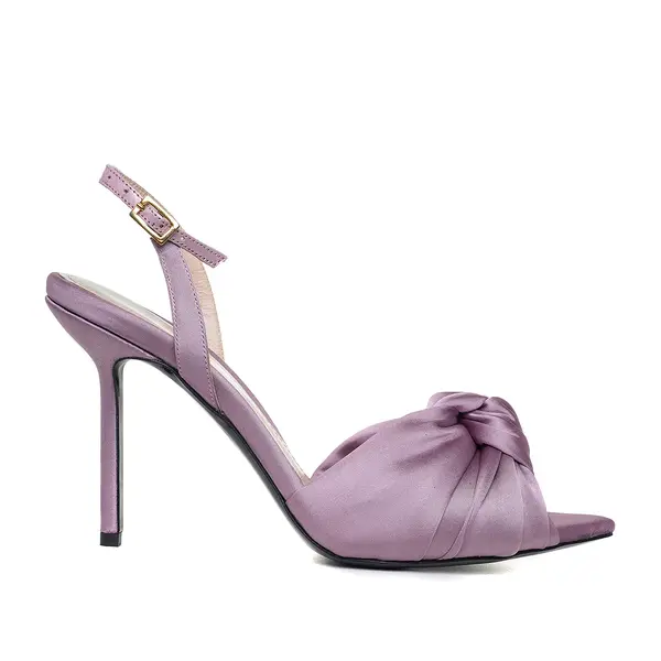 Sandale Sofia Satin, Mov-Lavanda - Premium Collection - 38 / 10 cm