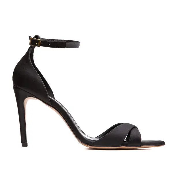 Sandale Thea Satin, Negre - 35 / 11 cm