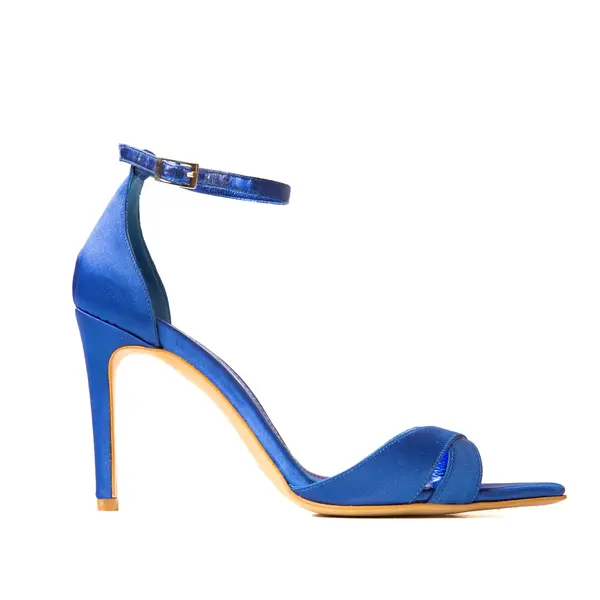 Sandale Thea Satin, Royal Blue - 36 / 8 cm