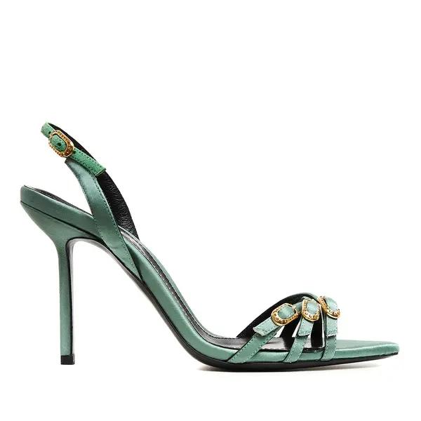 Sandale Yvy Satin, Verde-Mint - Premium Collection - 36 / 10 cm