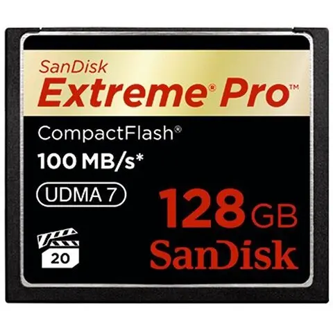 Sandisk Card de memorie SanDisk Extreme Pro 128 GB CompactFlash (123845)