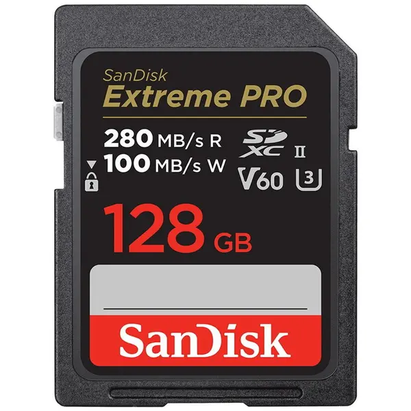 Sandisk Card de Memorie SanDisk Extreme PRO, 128 GB, SDXC, UHS-II, Clasa 10
