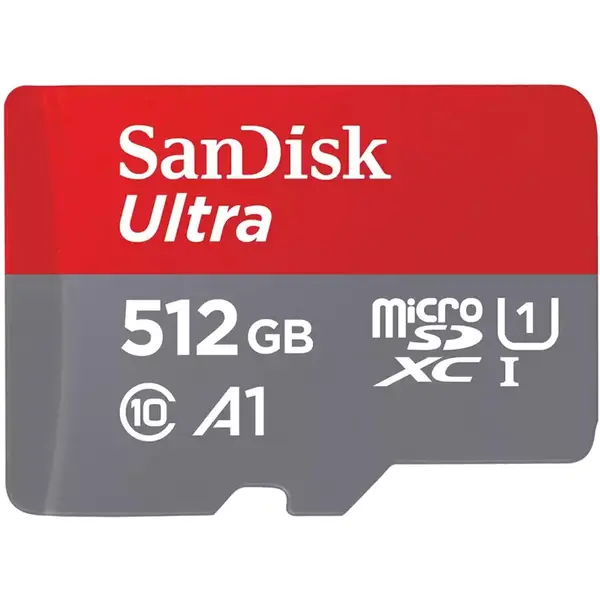 Sandisk Card de Memorie Sandisk Ultra, 512GB, Clasa 10, UHS-I, Adaptor SD