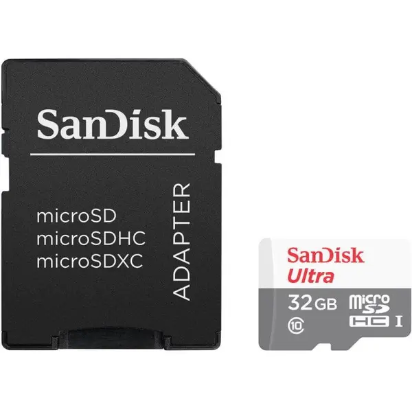 Sandisk Card de memorie SanDisk Ultra microSDHC, 32 GB, 100MB/s Class 10 UHS-I + SD Adapter