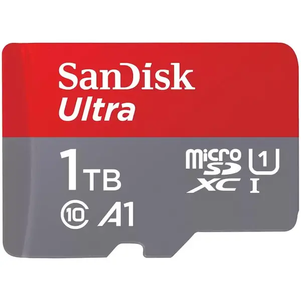 Sandisk Card de memorie SanDisk Ultra microSDXC, 1TB , 150MB/s, A1, Class 10, UHS-I, Adaptor SD