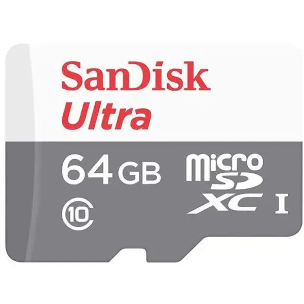 Sandisk Card de memorie SanDisk Ultra microSDXC, 64 GB, 100MB/s Class 10 UHS-I + SD Adapter