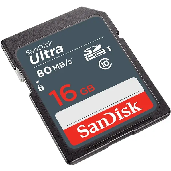 Sandisk Card de memorie SanDisk Ultra SDSDUNS-016G-GN3IN, SDHC, 16 GB, UHS-I, Clasa 10