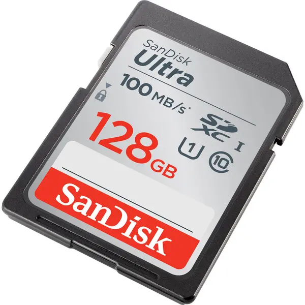 Sandisk Card de memorie SanDisk Ultra SDXC SDSDUNR-128G-GN3IN, 128 GB, UHS-I, Clasa 10