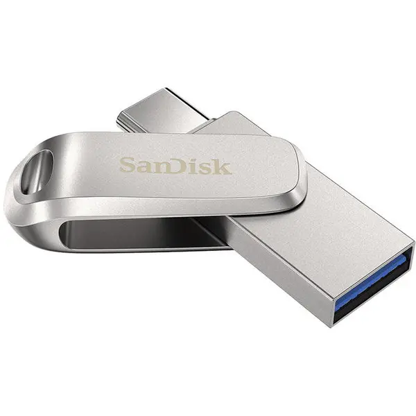 Sandisk Memorie USB Sandisk Ultra® Luxe Dual Drive 128 GB, USB 3.1/USB Type-C, Metal