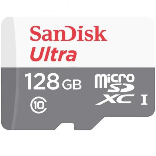 Sandisk Memory Card microSDXC SanDisk by WD Ultra 128 GB, Class 10, UHS-I SDSQUNR-128G-GN6TA