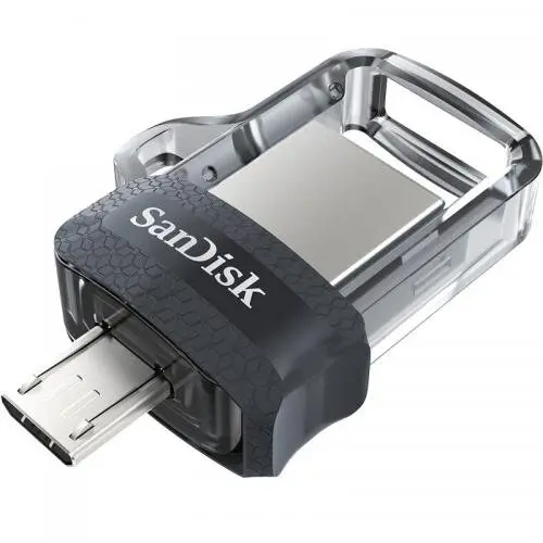 Sandisk Stick Memorie SanDisk Ultra Dual m3.0 64 GB, USB 3.0, Black-Silver