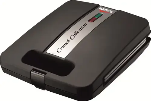 Sandwich maker Albatros S4G-1200B, 1200 W, Grill (Negru)
