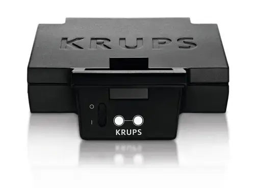 Sandwich Maker Krups FDK 462, 850 W, 2 Sandwich-uri, Depozitare verticala (Negru)