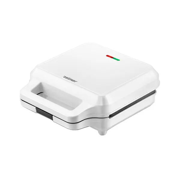 Sandwich maker Zelmer ZSM0002, 900 W, 2 felii, Alb