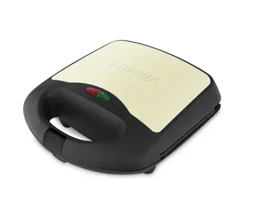 Sandwich maker Zelmer ZSM7861, 750 W (Negru/Crem)