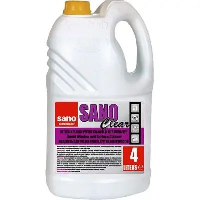 Sano Solutie curatat geamuri, 4L, Clear