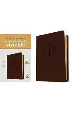 Santa Biblia Ntv, Letra Súper Gigante (Sentipiel, Café Oscuro, Letra Roja) - Tyndale