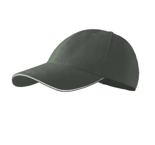 Șapcă 6 paneluri Twill 100% bumbac Malfini Sandwich 6P 306 gri ardezie Șapcă 6 paneluri Twill 100% bumbac Malfini Sandwich 6P 306 gri ardezie