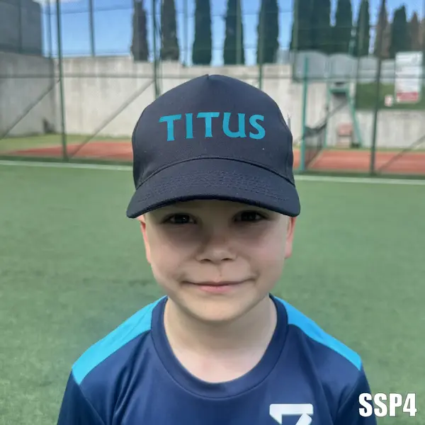 Sapca cu personalizare BRODATA pentru copii SSP5C BOSTON JUNIOR, NEGRU