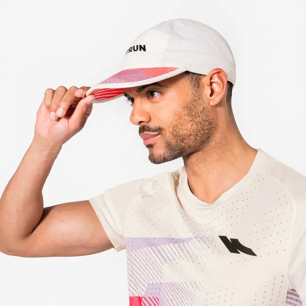 Șapcă de alergare, Kiprun Proteam Bej Roz Unisex