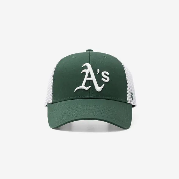 Șapcă de basebal cu închidere cu capsă Athletics A's Verde Alb Adulți