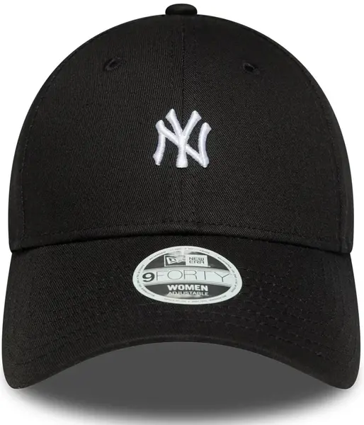 Șapcă de damă cu cozoroc New Era - New York Yankees MLB Mini Logo 9FORTY, negru/alb