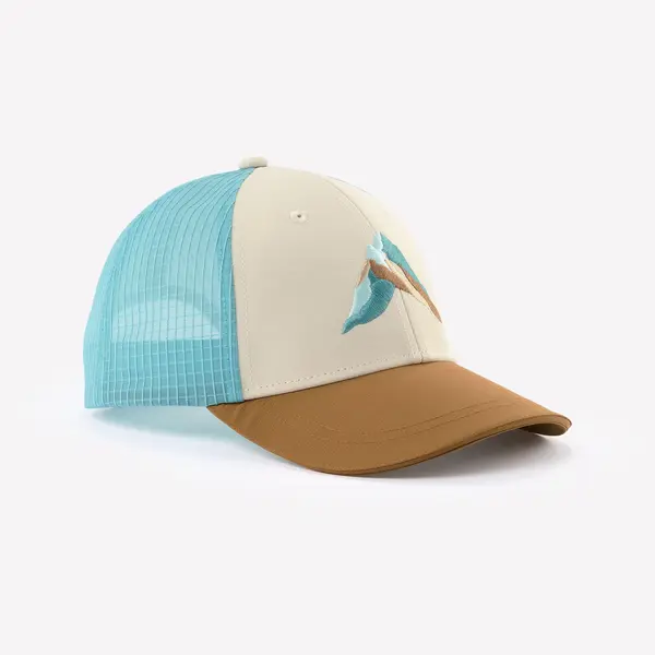 Șapcă de drumeție MH100 Trucker Bej Copii 7-15 ani